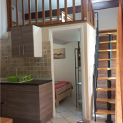 © Mezzanine 4/6 personnes - <em>DR Les Jardins du Castel</em>